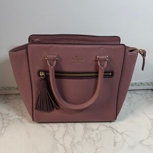 Kate Spade Small Allyn Chester Mauve Pink Leather Satchel Crossbody bag, NWOT